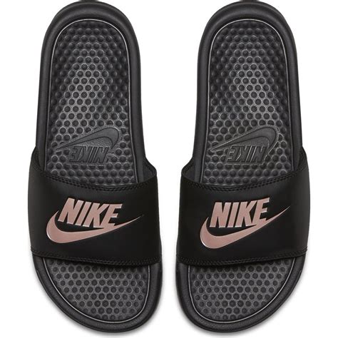 nike damen wmns benassi jdi fitnessschuhe schwarz goldfarben eu|Amazon.com: Nike Benassi Jdi Slides Women.